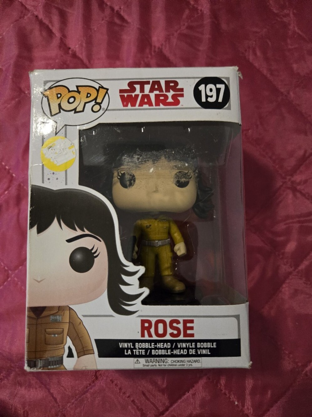 pop Star Wars Rose in Yellow Outfit Vinyl Figure